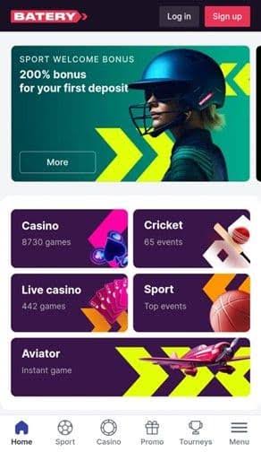 Batery Online casino
